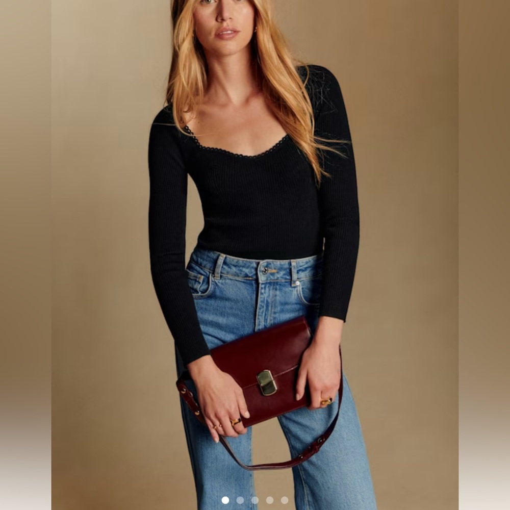 Maha Jumper, Black, XS, long-sleeve, merino wool and organic cotton, elastane